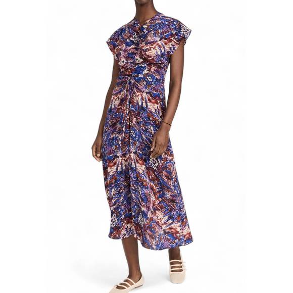 NEW RACHEL COMEY hilma dress in blue - Picture 1 of 3
